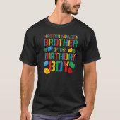 T-shirt Brother Master Builder Blocs de briques Blocs Fami (Devant)