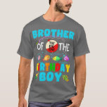 T-shirt Brother Of The Big One Birthday Boy oddler Big One<br><div class="desc">Frère Du Gros Un Anniversaire Garçon Big One Fishing.</div>