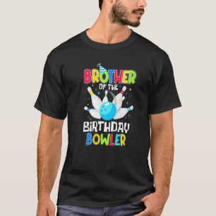 T-shirt Brother of the Birthday Bowler Boys Mens