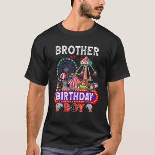 T-shirt Brother Of The Birthday Boy Carnival Circus 1st Bi