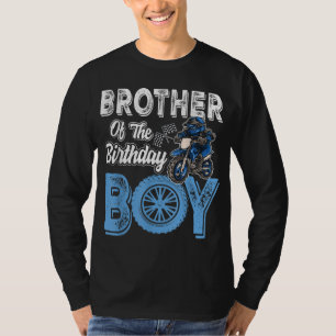 T-shirt Brother of the Birthday Boy Dirt Bike B-day motocr