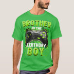 T-shirt Brother of the Birthday Boy Matching Video Jeu Bi<br><div class="desc">Brother of the Birthday Boy Matching Video Game Birthday 2.</div>