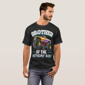 T-shirt Brother of the Birthday Boy Monster Truck Birthday (Devant entier)