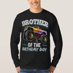 T-shirt Brother of the Birthday Boy Monster Truck Birthday