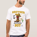 T-shirt Brother Of The Birthday Boy Theme Cowboy Party Fun<br><div class="desc">Brother Of The Birthday Boy Theme Cowboy Party Funny</div>