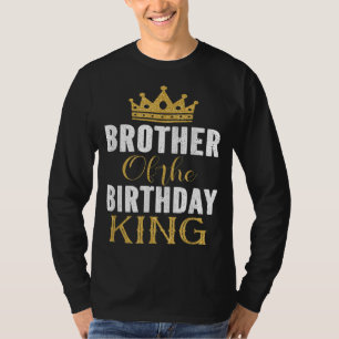 T-shirt Brother Of The Birthday King Boys Anniversaire Par