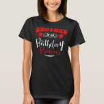 T-shirt Brother Of The Birthday Princess Strawberry Theme<br><div class="desc">Frère De L'Anniversaire Princesse Fraise Thème Anniversaire Party</div>