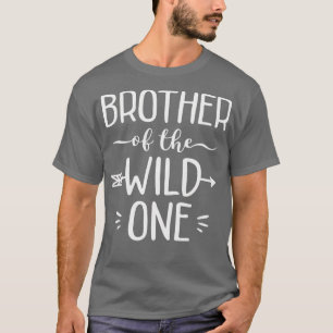 T-shirt Brother Of The Wild One Funny 1E Anniversaire Safa