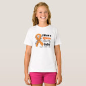 T-shirt Brother - Ruban de leucémie (Devant entier)