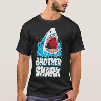 T-shirt Brother shark T Family Matching Men Boys Jawsome