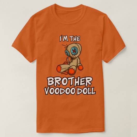 T-shirt Brother Voo Doll Halloween Famille Matching (Design devant)