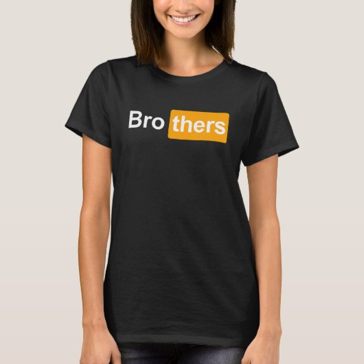 T-shirt Brothers Ideas Bro Thers Brothers Hub (Devant)