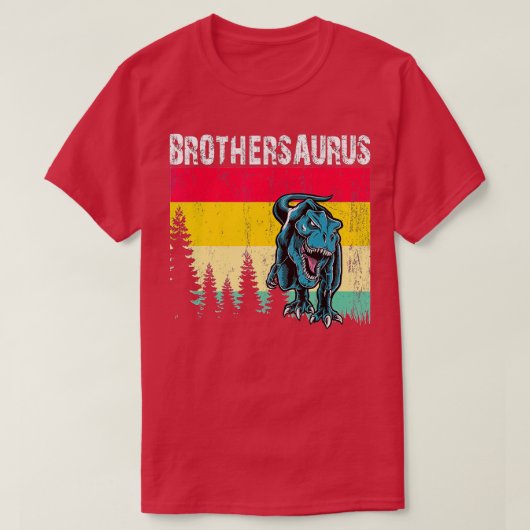 T-shirt BrotherSaurus Big Brother T-Rex Dinosaur Genre Re (Design devant)