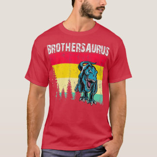 T-shirt BrotherSaurus Big Brother T-Rex Dinosaur Genre Re