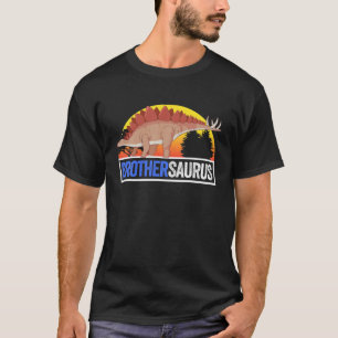 T-shirt Brothersaurus Boys Rex Dinosaur Lover Frère Fami