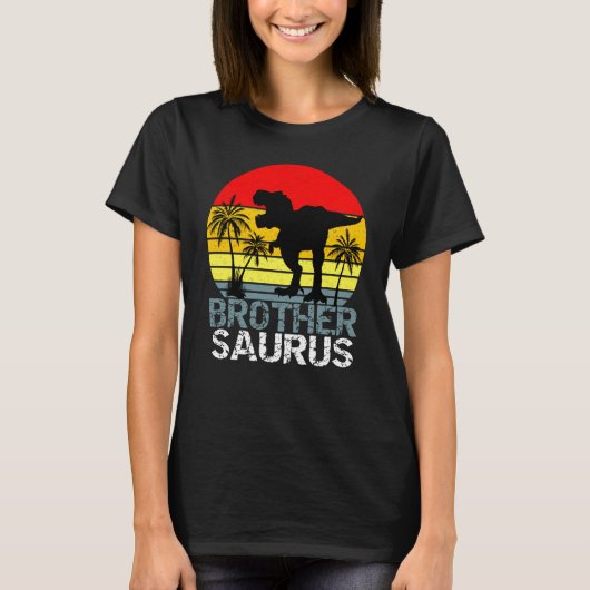 T-shirt Brothersaurus T Rex Dinosaur (Devant)