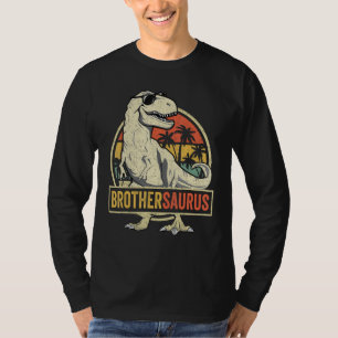 T-shirt Brothersaurus T rex Dinosaur Brother Famille Sauru
