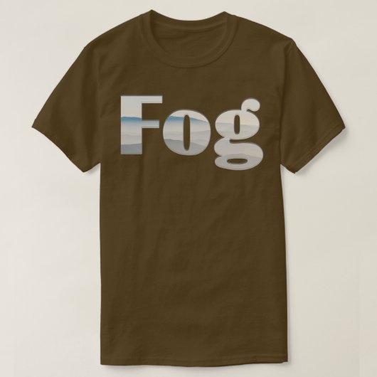 T-shirt Brouillard 1 (Design devant)