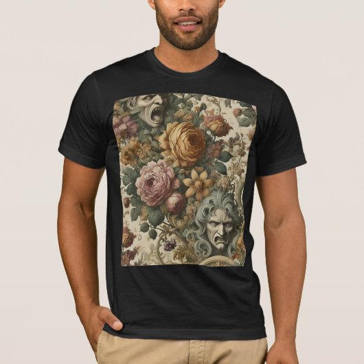 T-shirt Brouillard cérébral – Art gothique portable (Devant)