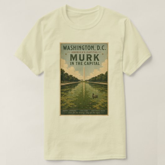 T-SHIRT BROUILLARD DANS LA CAPITALE (Design devant)