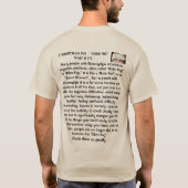 T-shirt Brouillard de Fibromyalia - brouillard fibro (Dos)