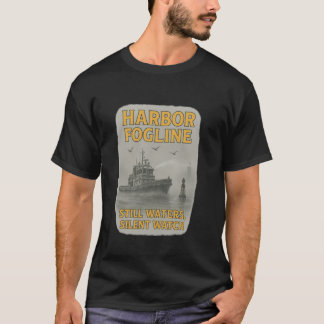 T-shirt Brouillard du port u2013 Eaux calmes, veille silen