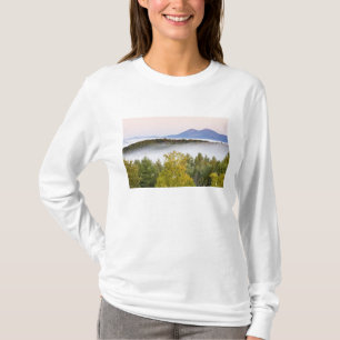 T-shirt Brouillard matinal et les Percy Peaks vus depuis l