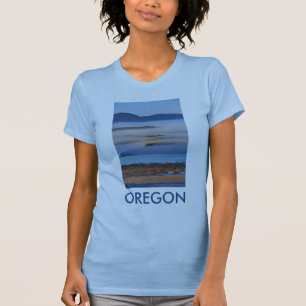 T-shirt Brouillard matinal sur la baie de Netarts, OR