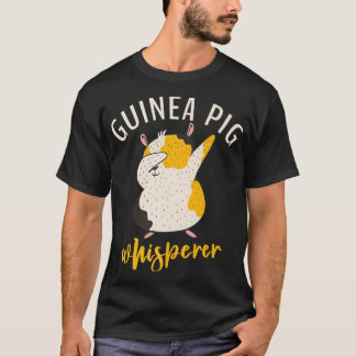 T-shirt Brouillon de Guinée Whisperer mignon porc de Guiné