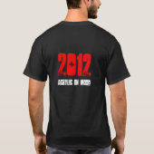 T-shirt Brouillon noir 2012 (Dos)