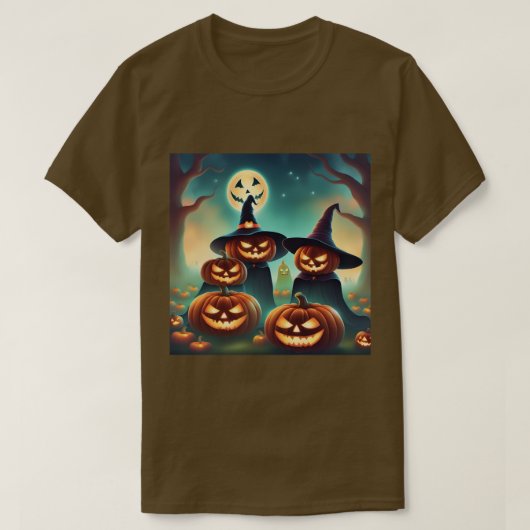 T-shirt Brown Citrouille Dreamy (Design devant)