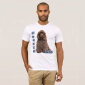 T-shirt Brown Cocker Spaniel Papa 4 (Devant entier)