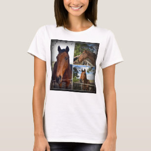T-shirt Brown Horses