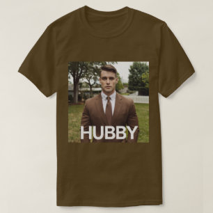 T-shirt Brown Hubby