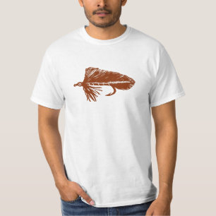 T-shirt Brown Matuka banderole, pêche à la mouche et art d