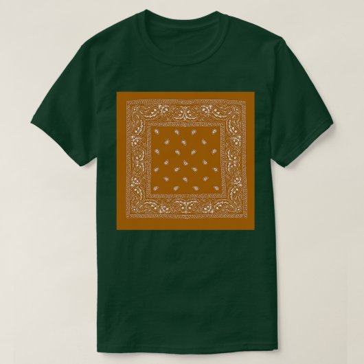 T-shirt Brown RUSTIQUE ET BLANC ANNA (Design devant)