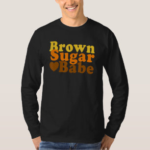 T-shirt Brown sucre Babe Fière Black Women Maman African P