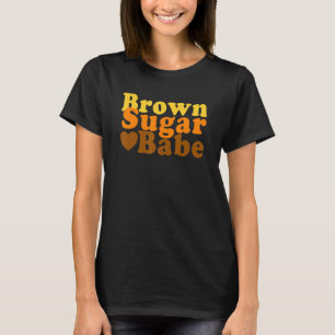 T-shirt Brown sucre Babe Fière Black Women Maman African P