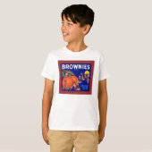 T-shirt Brownies Marque California Oranges (Devant entier)