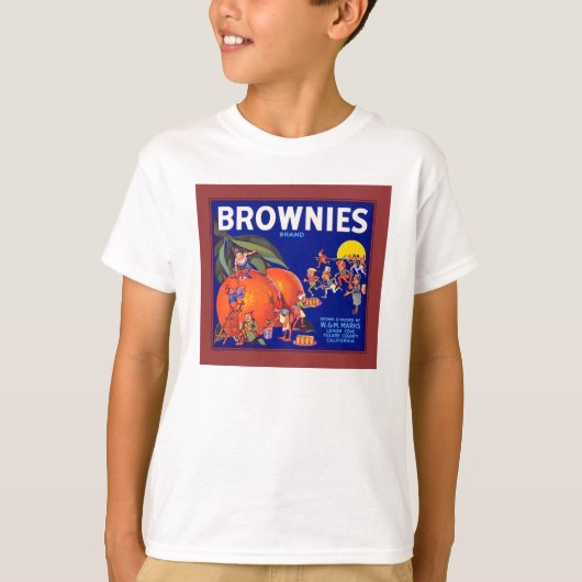 T-shirt Brownies Marque California Oranges (Devant)