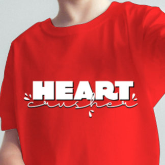 T-shirt broyeur de coeur enfants valentines chemise