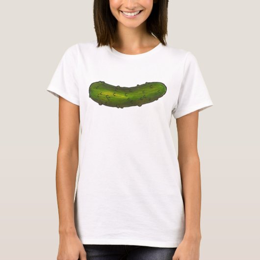 T-shirt Broyeur vert croustillant Kasher Dill Sour Picket (Devant)