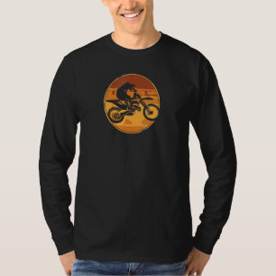 T-shirt Brraaap Moto Cross Vintage Pour Motards