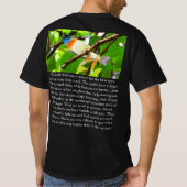 T-shirt Bruant azuré (Dos)