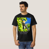T-shirt Bruant azuré (Devant entier)