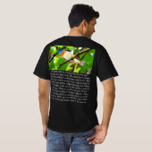 T-shirt Bruant azuré (Dos entier)