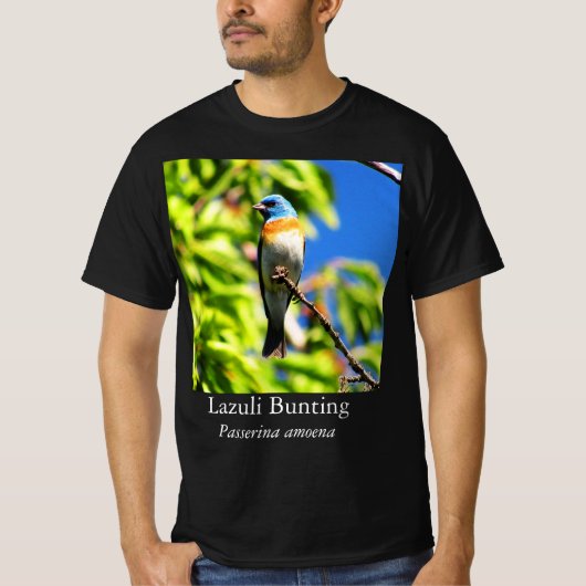 T-shirt Bruant azuré (Devant)