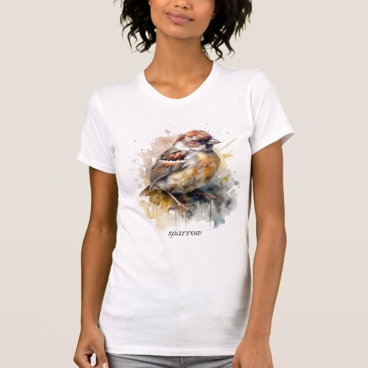T-shirt Bruant rustique, personnalisé (Devant)