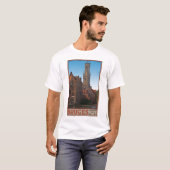 T-shirt Bruges - le beffroi (Devant entier)