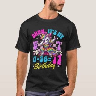 T-shirt Bruh 67-56=11 fille de 11 ans anniversaire dabbing